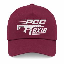 Casquette Tir Sportif - PCC 9&times;19 - Bordeaux