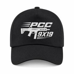 Casquette Tir Sportif - PCC 9&times;19 - Noir