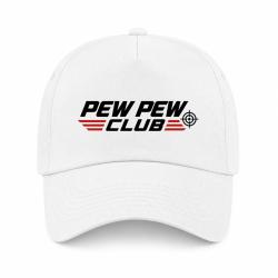 Casquette Tir Sportif - Pew Pew Club - Blanc / Orange