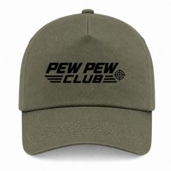 Casquette Tir Sportif - Pew Pew Club - Kaki / Noir