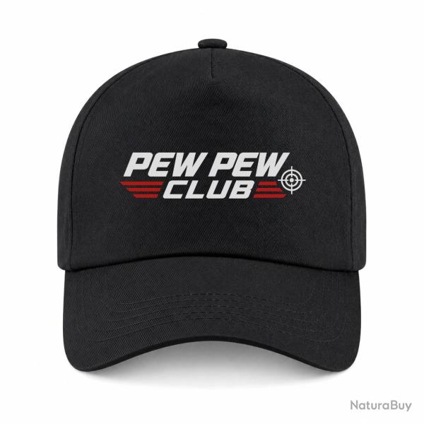 Casquette Tir Sportif - Pew Pew Club - Noir / Orange