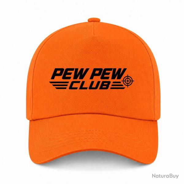 Casquette Tir Sportif - Pew Pew Club - Orange