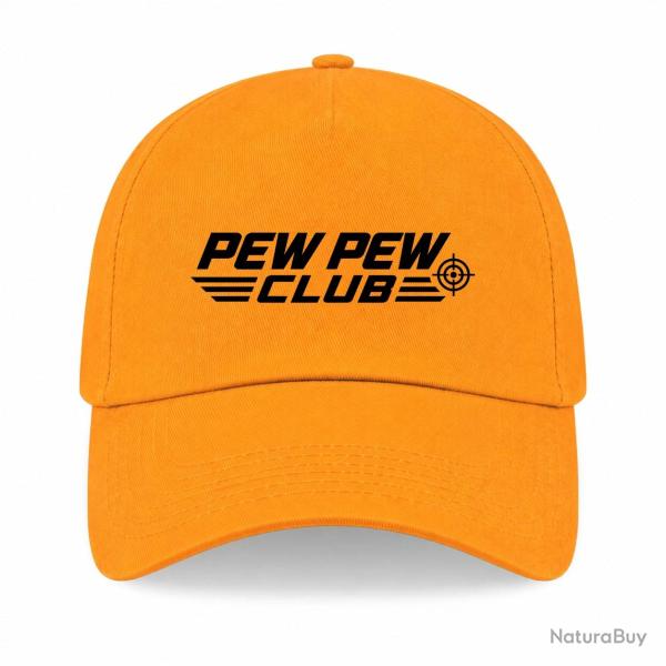 Casquette Tir Sportif - Pew Pew Club - Jaune