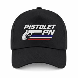Casquette Tir Sportif - Pistolet PN - Noir / Orange