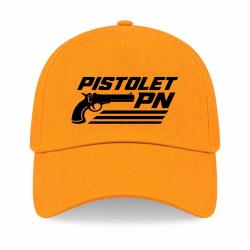 Casquette Tir Sportif - Pistolet PN - Jaune