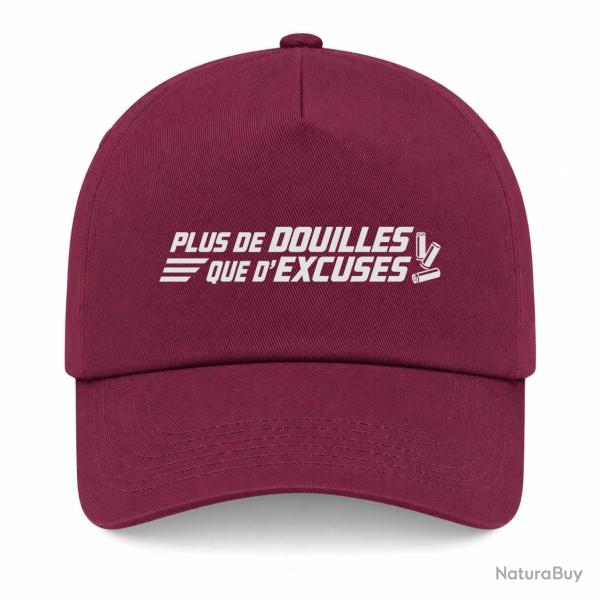 Casquette Tir Sportif - Plus de douilles que d'excuses - Bordeaux