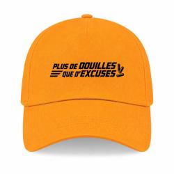 Casquette Tir Sportif - Plus de douilles que d'excuses - Jaune