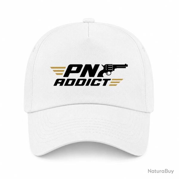 Casquette Tir Sportif - PN Addict - Blanc / Orange