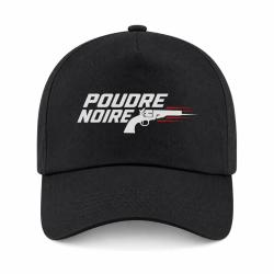 Casquette Tir Sportif - Poudre noire - Typographie - Noir / Orange