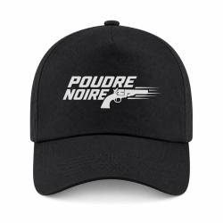 Casquette Tir Sportif - Poudre noire - Typographie - Noir