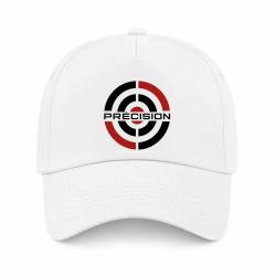 Casquette Tir Sportif - Pr&eacute;cision - R&eacute;ticule - Blanc / Orange