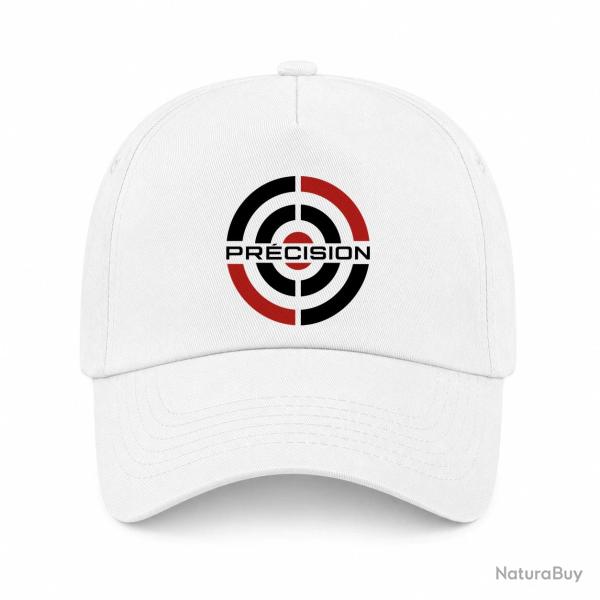 Casquette Tir Sportif - Pr�cision - R�ticule - Blanc / Orange