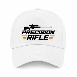 Casquette Tir Sportif - Precision Rifle - Cible et carabine - Blanc / Orange