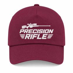 Casquette Tir Sportif - Precision Rifle - Cible et carabine - Bordeaux