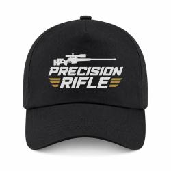 Casquette Tir Sportif - Precision Rifle - Cible et carabine - Noir / Orange