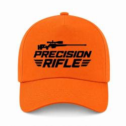 Casquette Tir Sportif - Precision Rifle - Cible et carabine - Orange