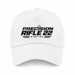 Casquette Tir Sportif - Precision Rifle 22 - Rimfire - Blanc