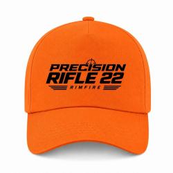 Casquette Tir Sportif - Precision Rifle 22 - Rimfire - Orange