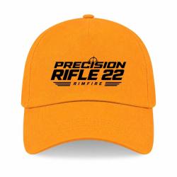 Casquette Tir Sportif - Precision Rifle 22 - Rimfire - Jaune