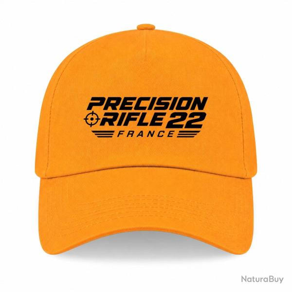 Casquette Tir Sportif - Precision Rifle 22 France - Cible tricolore - Jaune
