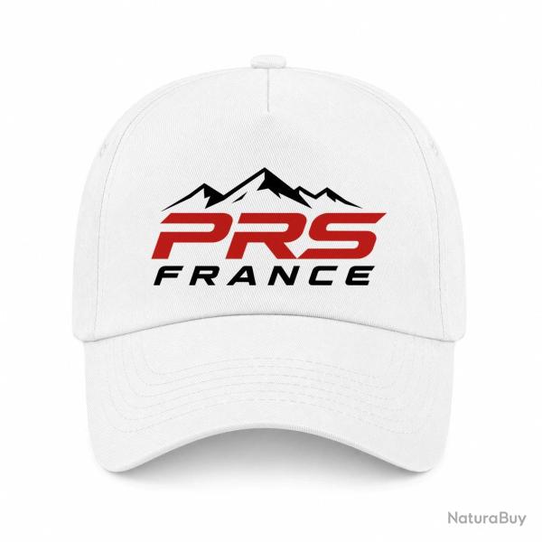 Casquette Tir Sportif - PRS France - Blanc / Orange