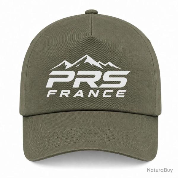 Casquette Tir Sportif - PRS France - Kaki / Blanc