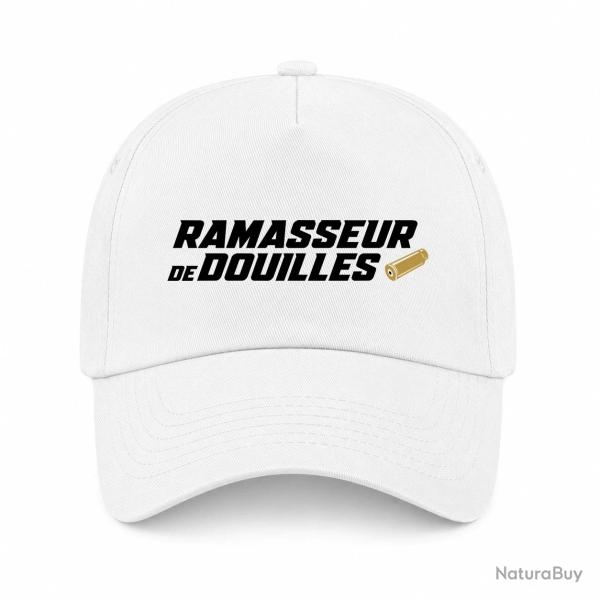 Casquette Tir Sportif - Ramasseur de douilles pro - Blanc / Orange