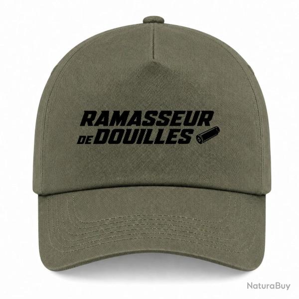 Casquette Tir Sportif - Ramasseur de douilles pro - Kaki / Noir
