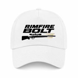 Casquette Tir Sportif - Rimfire Bolt - Blanc / Orange