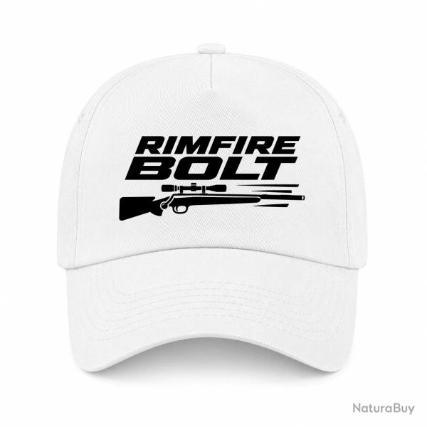 Casquette Tir Sportif - Rimfire Bolt - Blanc