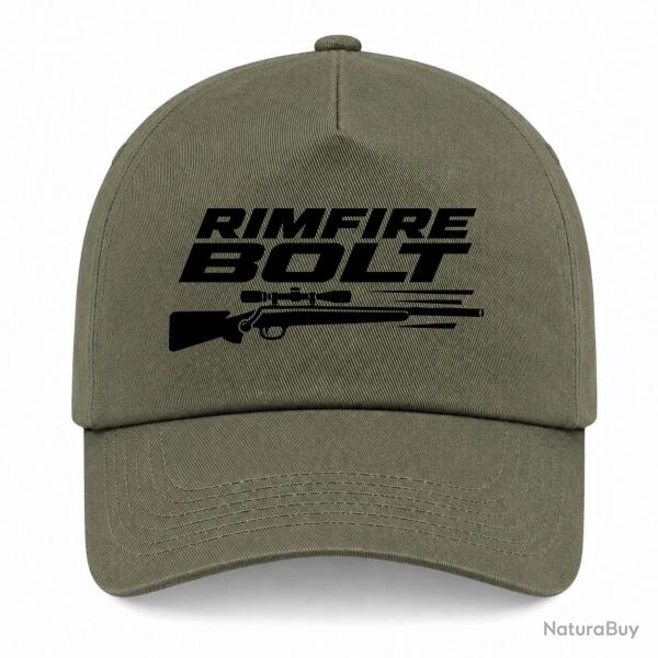 Casquette Tir Sportif - Rimfire Bolt - Kaki / Noir