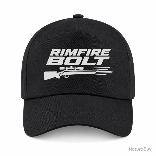 Casquette Tir Sportif - Rimfire Bolt - Noir