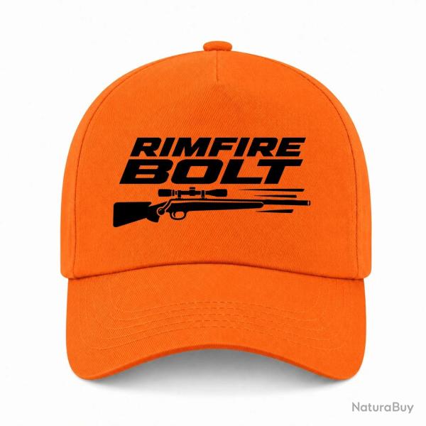 Casquette Tir Sportif - Rimfire Bolt - Orange