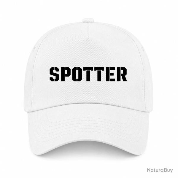 Casquette Tir Sportif - Spotter - Le regard qui corrige - Blanc