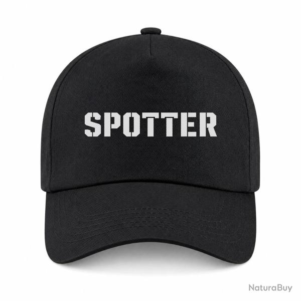 Casquette Tir Sportif - Spotter - Le regard qui corrige - Noir