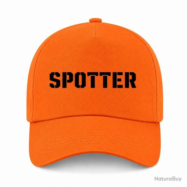 Casquette Tir Sportif - Spotter - Le regard qui corrige - Orange