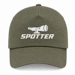 Casquette Tir Sportif - Spotter - Longue-vue - Kaki / Blanc