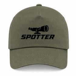 Casquette Tir Sportif - Spotter - Longue-vue - Kaki / Noir