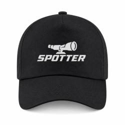 Casquette Tir Sportif - Spotter - Longue-vue - Noir