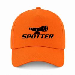 Casquette Tir Sportif - Spotter - Longue-vue - Orange