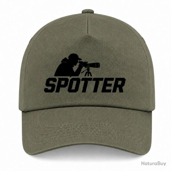 Casquette Tir Sportif - Spotter - Tireur � la lunette - Kaki / Noir