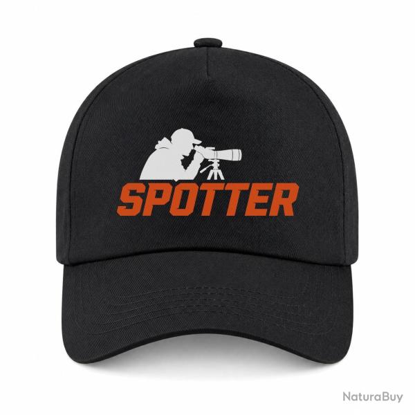 Casquette Tir Sportif - Spotter - Tireur � la lunette - Noir / Orange