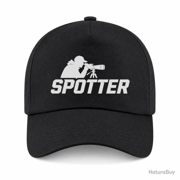 Casquette Tir Sportif - Spotter - Tireur � la lunette - Noir