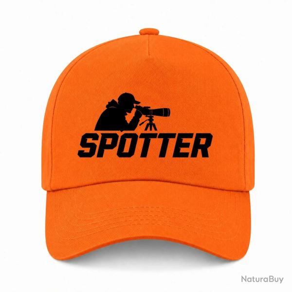Casquette Tir Sportif - Spotter - Tireur � la lunette - Orange