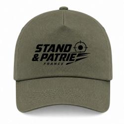 Casquette Tir Sportif - Stand et patrie France - Kaki / Noir