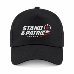 Casquette Tir Sportif - Stand et patrie France - Noir / Orange
