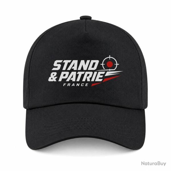 Casquette Tir Sportif - Stand et patrie France - Noir / Orange