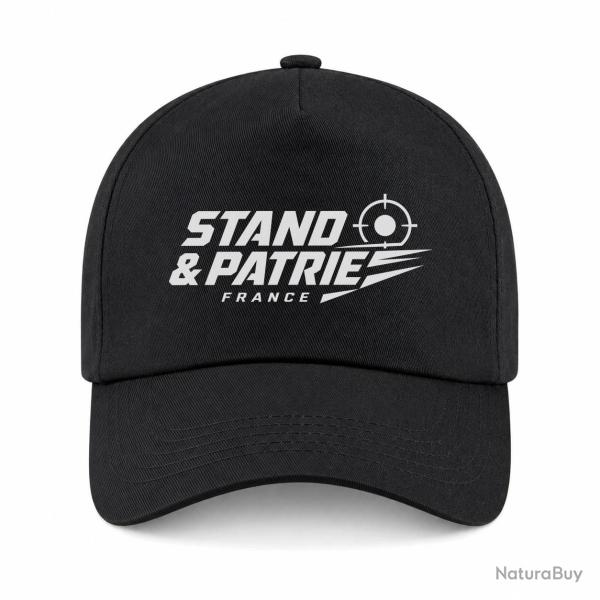 Casquette Tir Sportif - Stand et patrie France - Noir