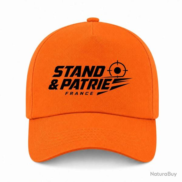 Casquette Tir Sportif - Stand et patrie France - Orange