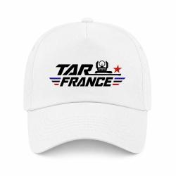 Casquette Tir Sportif - TAR France - Monocoup - Blanc / Orange
